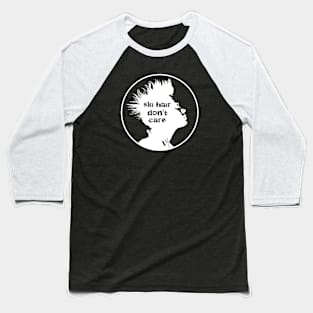 Ski Hair Circle Girl Baseball T-Shirt